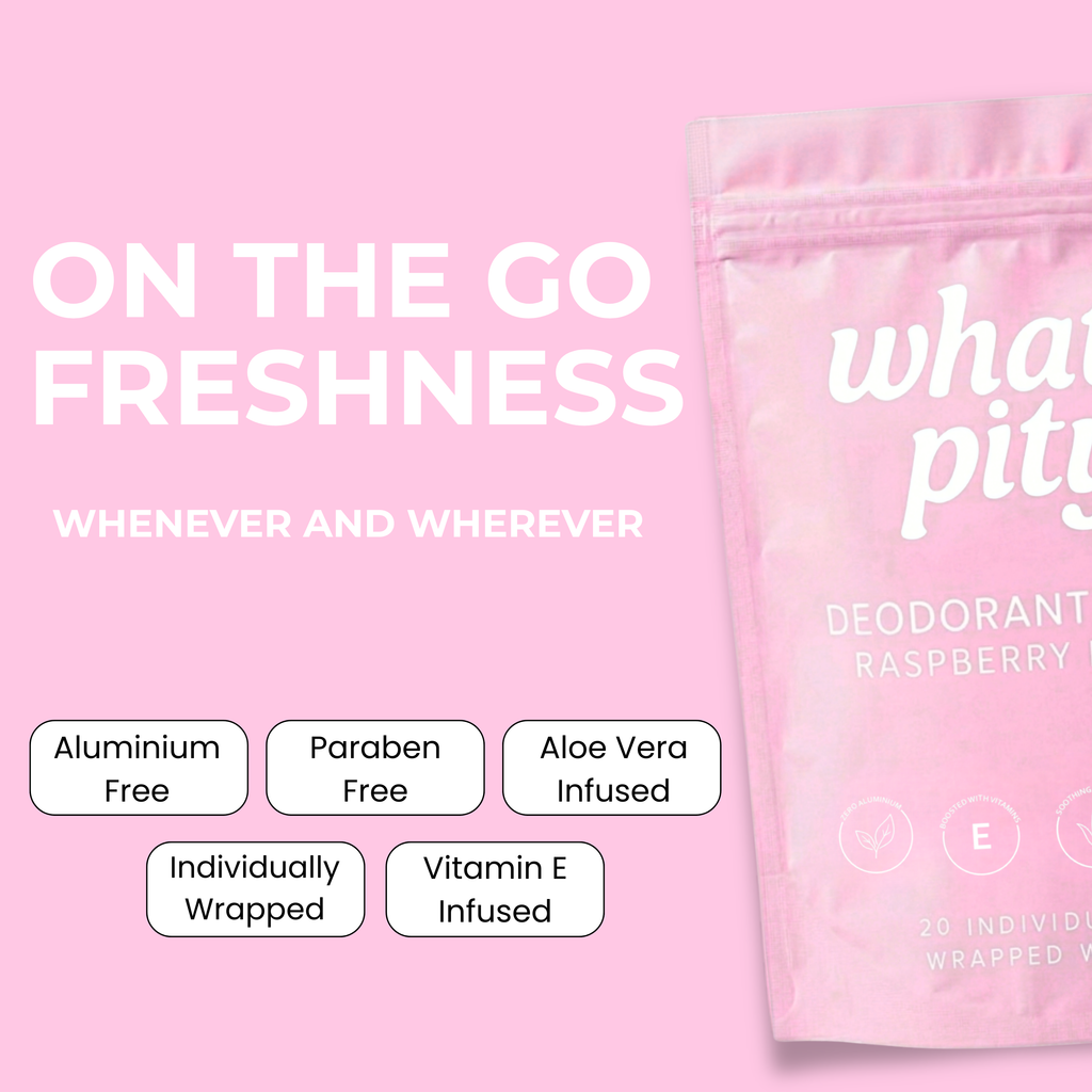 PREORDER: Raspberry Deodorant Wipes